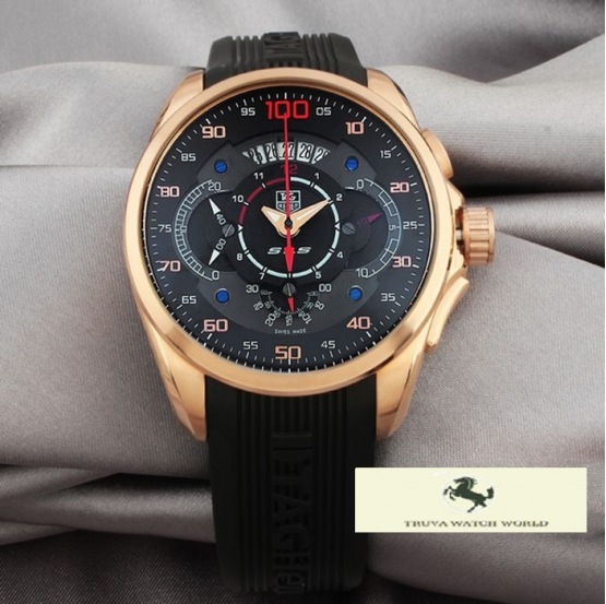 HK1051 TAG HEUER MERCEDES BENZ SLS LİMİTED EDİTİON ROSE GOLD